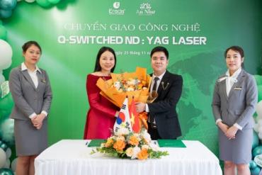 Lễ ký kết chuyển giao công nghệ Q-Switched ND:YAG Laser tại An Như Spa